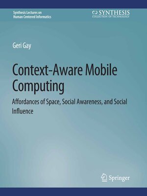 cover image of Context-Aware Mobile Computing